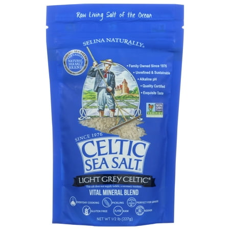 Selina Naturally Light Grey Celtic Sea Salt 8oz
