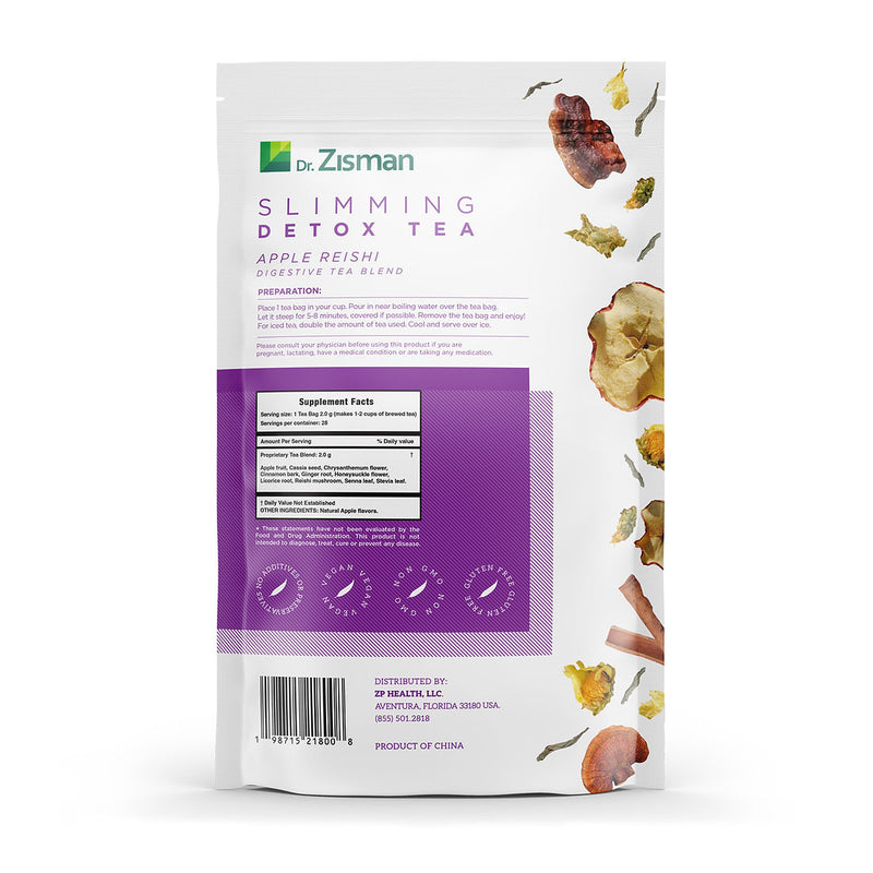 Dr. Zisman ZT Slimmi Wellness Tea, Apple Reishi Herbal Blend