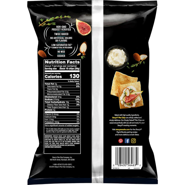 Stacy's Pita Chips Simply Naked 7.33 oz