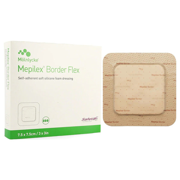 Mepilex Border Flex Dressing 3" x 3" Box of 5ct 595200