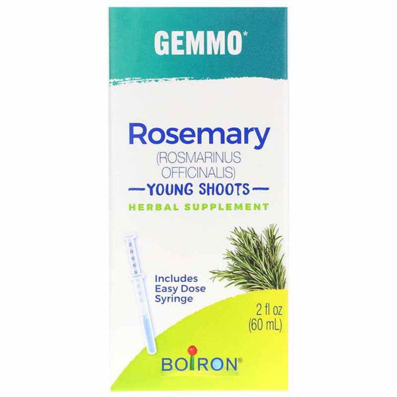Boiron Gemmo Rosemary Young Shoots Herbal Supplement Liquid, 2 fl oz