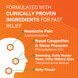 Flonase Headache & Allergy Relief Caplets 48ct