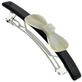 Camila Paris CP3371 French Hair Barrette Clip, Medium, Gray/Black