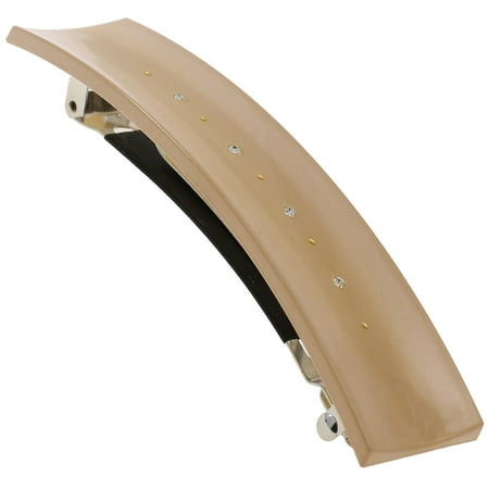 Camila Paris CP3189 French Hair Barrette Clip, Brown