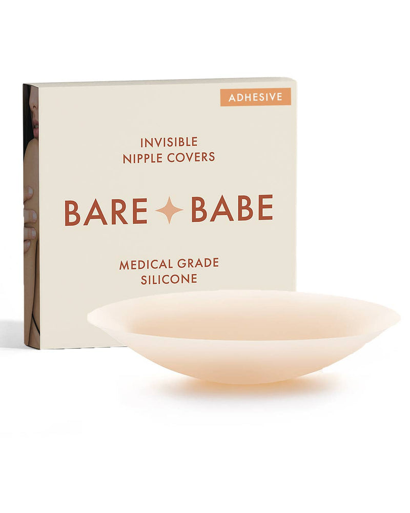 Bare Babe - Adhesive Nipple Covers Creme  Large