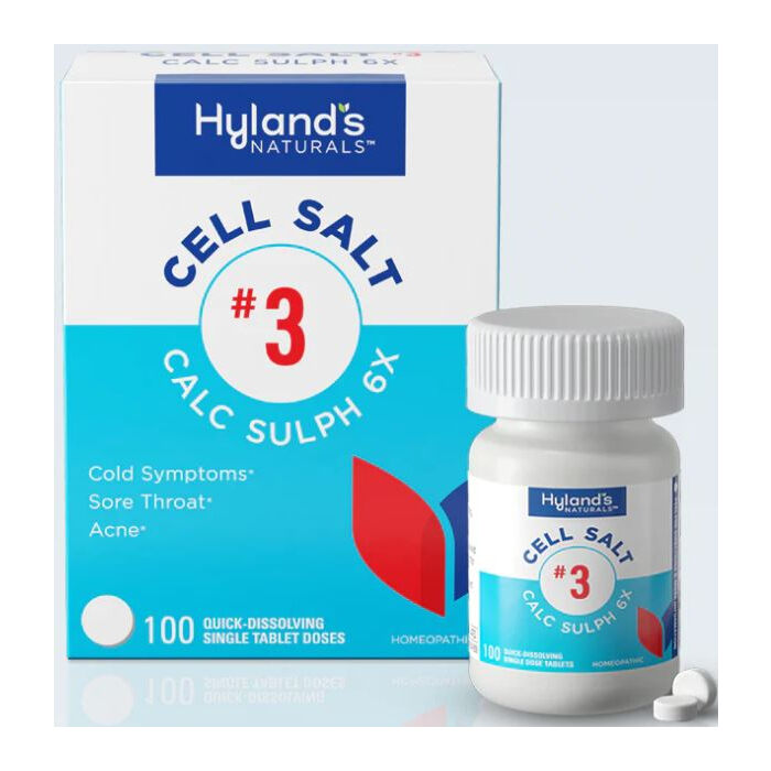 Hyland's Cell Salt #3 Calc Sulph 6X 100 Tablets