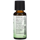 Now Organic Essential Oil Peppermint 1oz