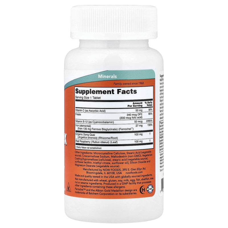 Now Iron Complex 100 Vegetable Capsules