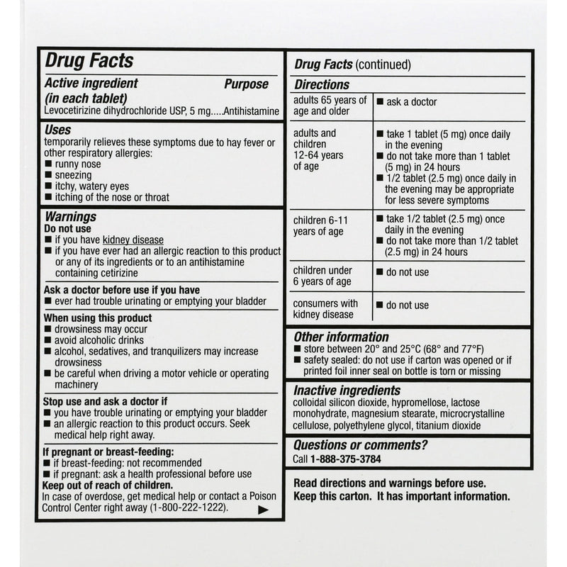 Leader 24hr Allergy Relief Tablets 35ct