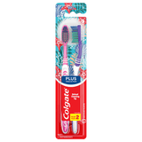 Colgate Plus Full Head Adult Toothbrush  Soft 2 Count