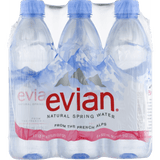 Evian Natural Spring Water 16.9 oz