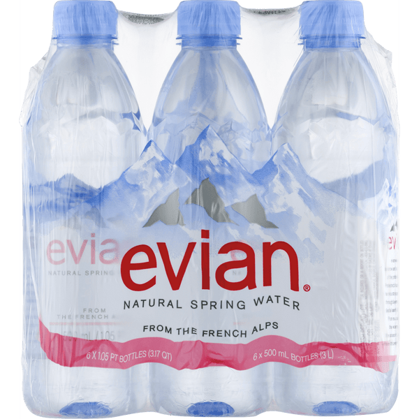 Evian Natural Spring Agua 16,9 oz