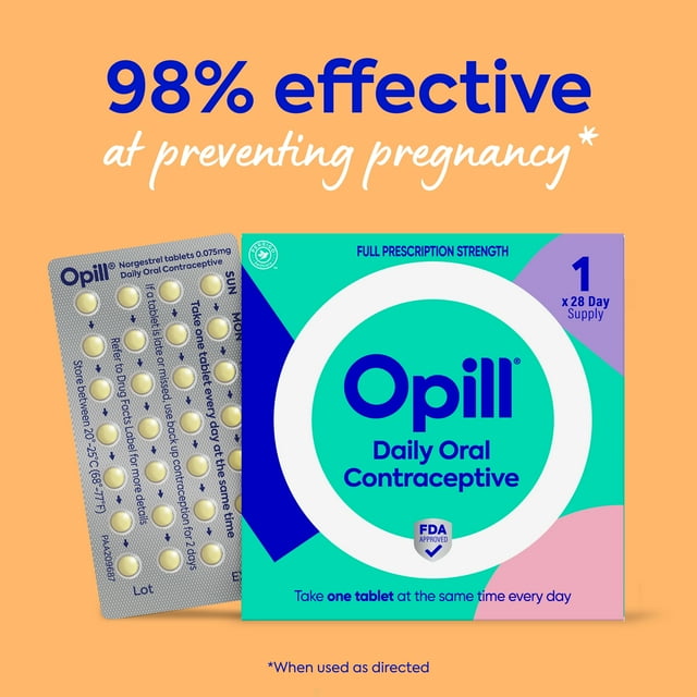 Opill Daily Oral Contraceptive Tablets 28ct