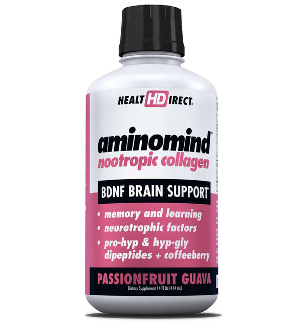 Health Direct Aminomind Collagen Passion Fruit Guava 14Oz