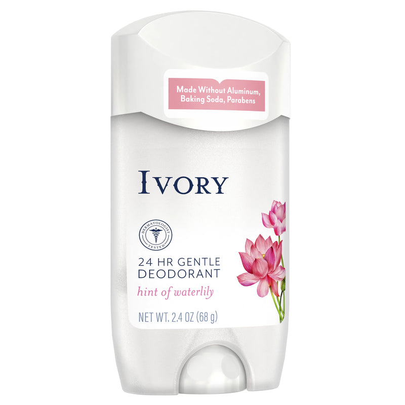 IVORY 24HR HINT OF WATERLILY DEODORANT 2.4 Oz