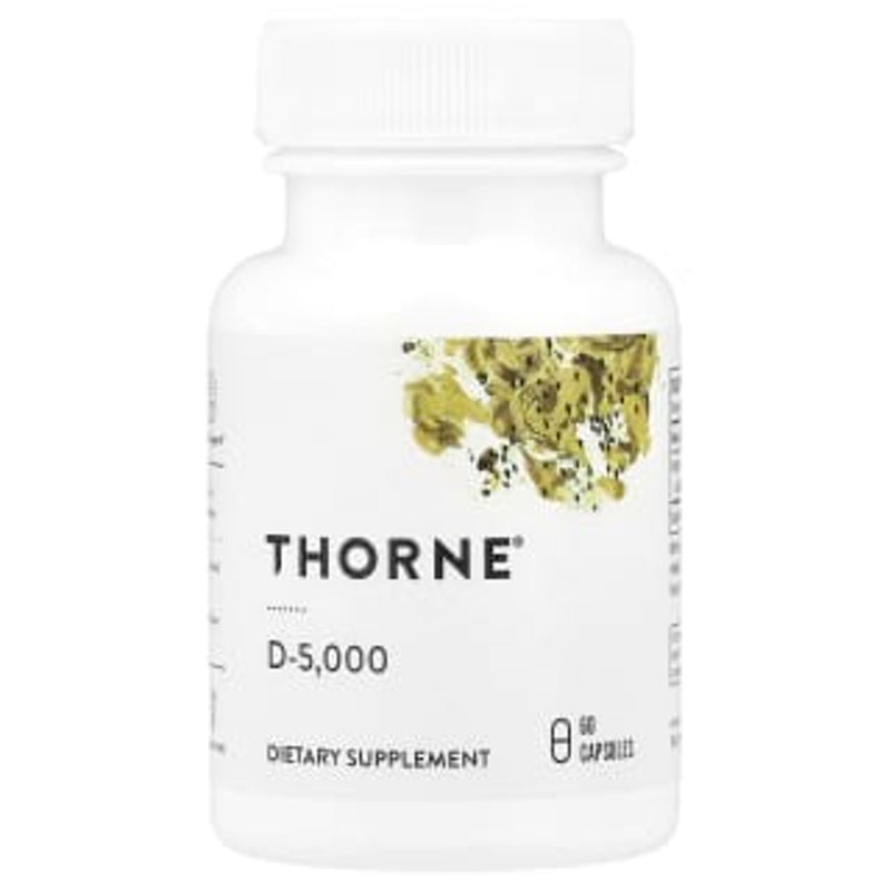 Thorne Vitamin D-5000 Vitamin D3 60 Capsules