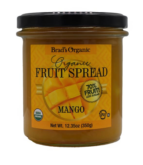 Brad's Organic Fruit Spread Mango 12.35Oz
