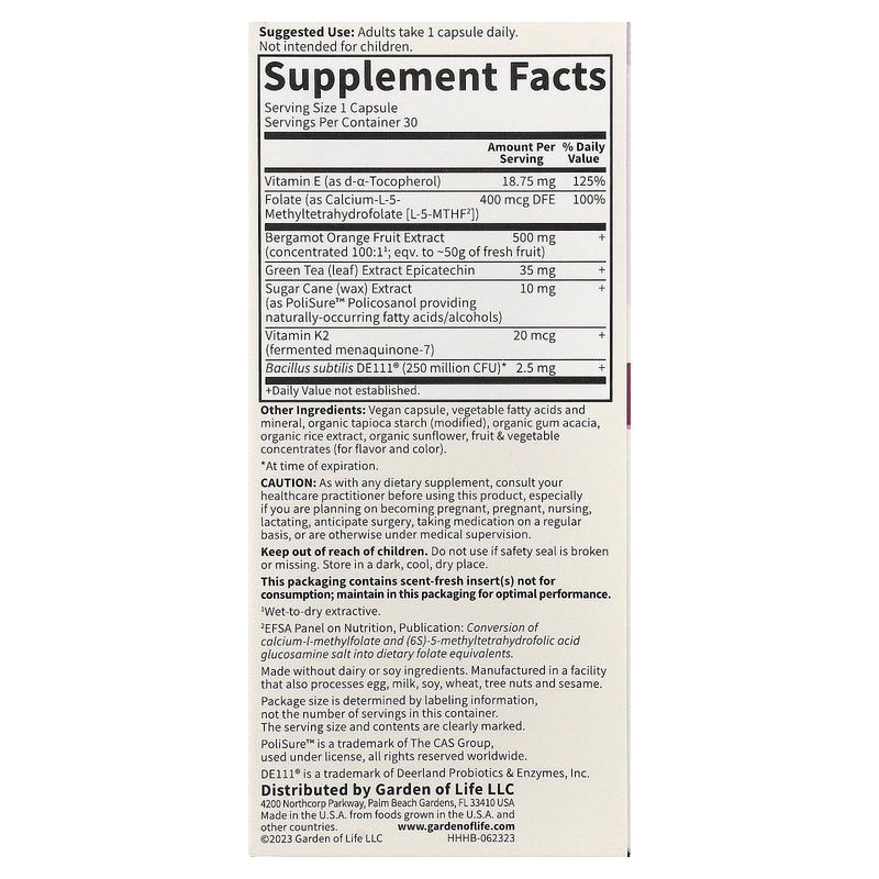 Garden Of Life Heart Health Capsules 30ct