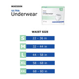 McKesson Ultra Underwear Heavy Absorbency Large 18 ct