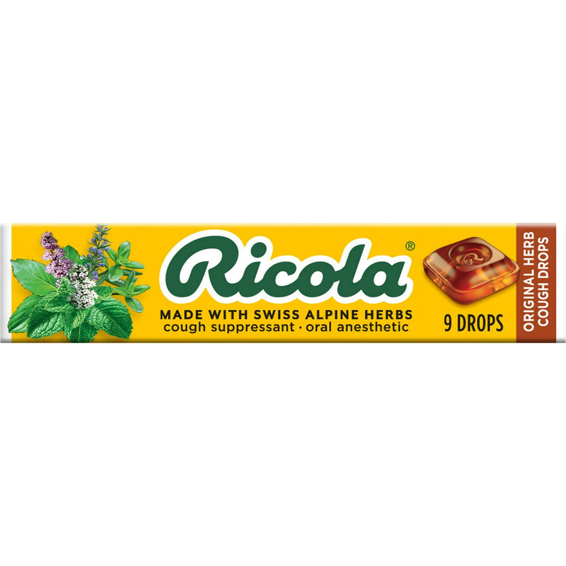 Ricola Original Herbs Cough Drops 9ct
