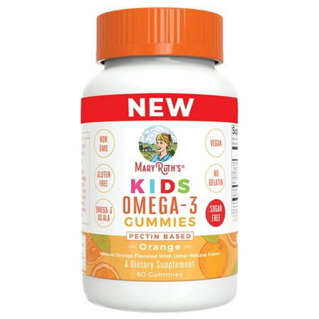 Kids Omega 3 Gummies, Orange, 60ct