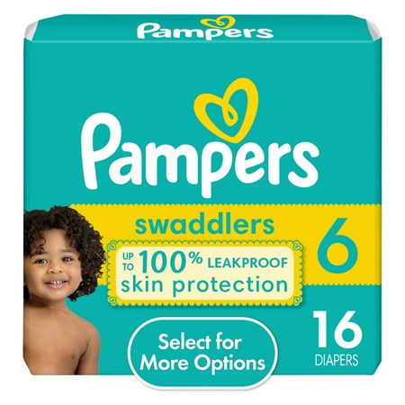Pamper's Swaddlers Jumbo S6 Diapers 16ct