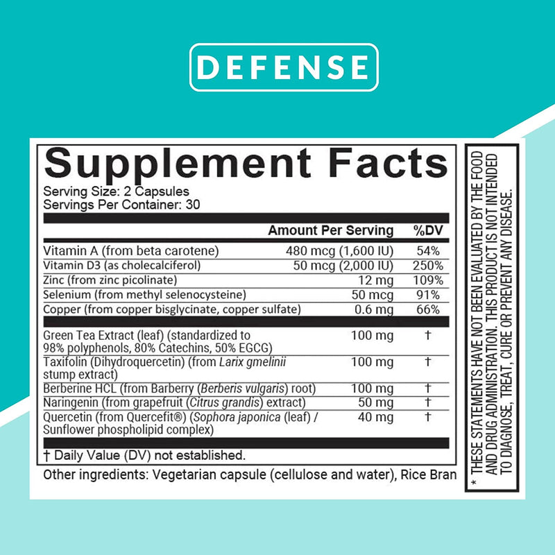 Nviromune Respiratory Support Defense Capsules 60ct