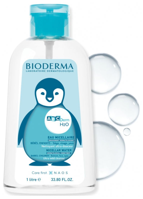 Bioderma ABC Derm H2O Agua micelar 33.8 oz