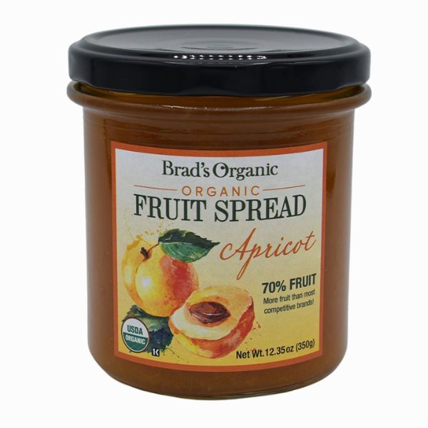Brad's Organic Fruit Spread Apricot 12.35Oz