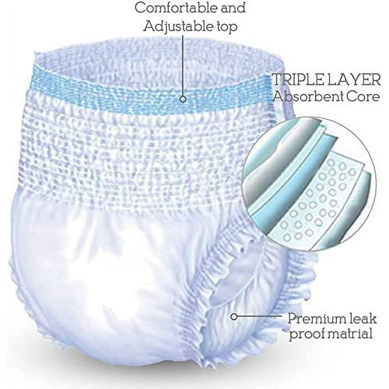 Unique Wellness Absorbent Underwear L 16ct 6255