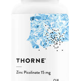 Thorne Zinc Picolinate 15 mg 60 Capsules
