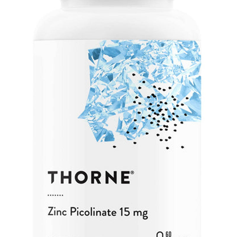 Thorne Zinc Picolinate 15 mg 60 Capsules