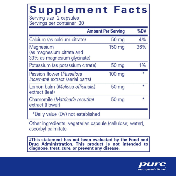 Pure Encapsulations Muscle Cramp/ Tension Capsules 60ct