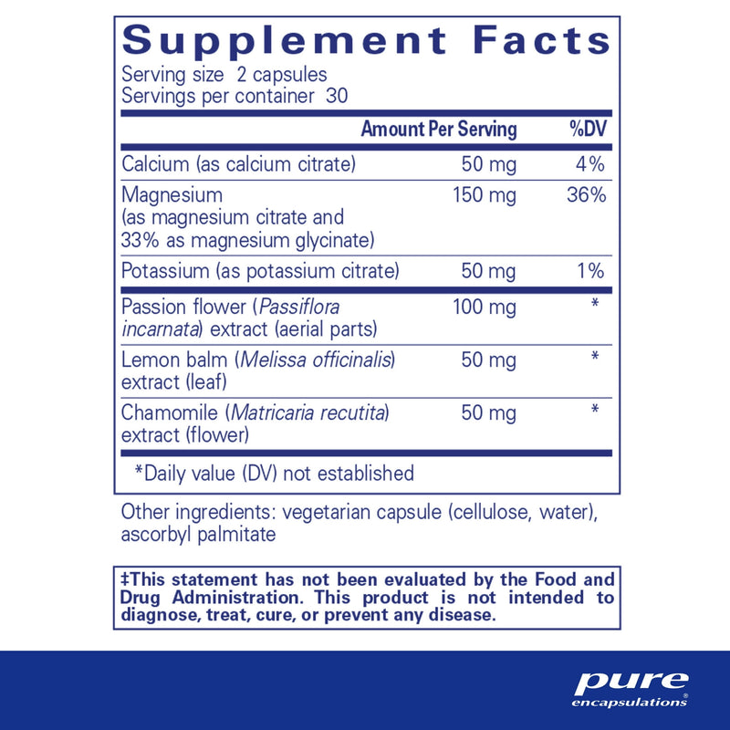 Pure Encapsulations Muscle Cramp/ Tension Capsules 60ct