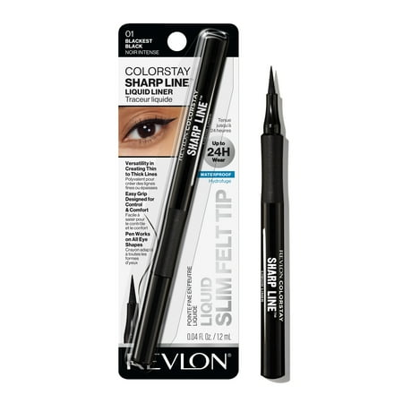 Revlon ColorStay Sharp Line Waterproof Liquid Eyeliner 003 Blackest Black