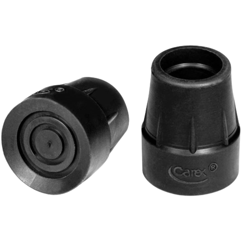 Carex 5/8" Quad Tips Black Set of 4 A70700