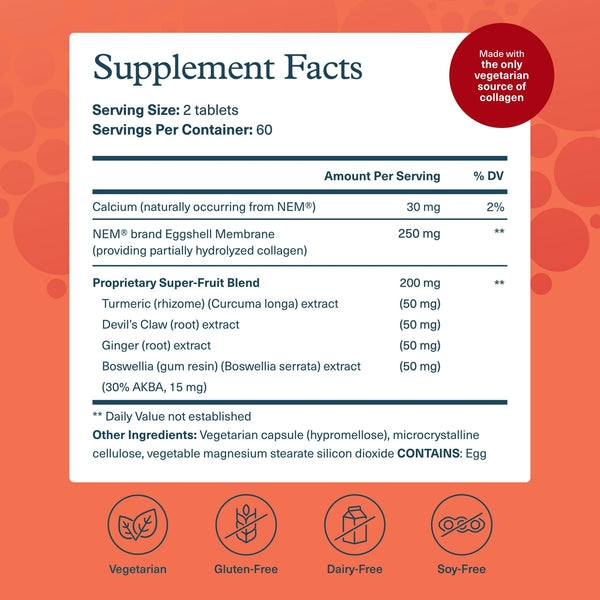 Youtheory Joint Collagen Vegetable Capsules 60ct