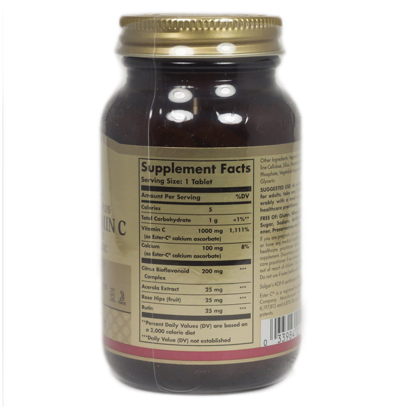 Solgar Ester-C Plus Tablets 1000mg 60ct