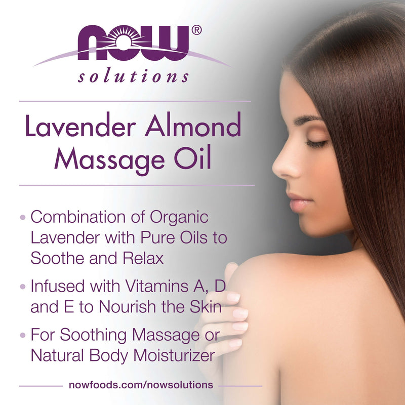Now Lavander Almond Massage Oil 16oz