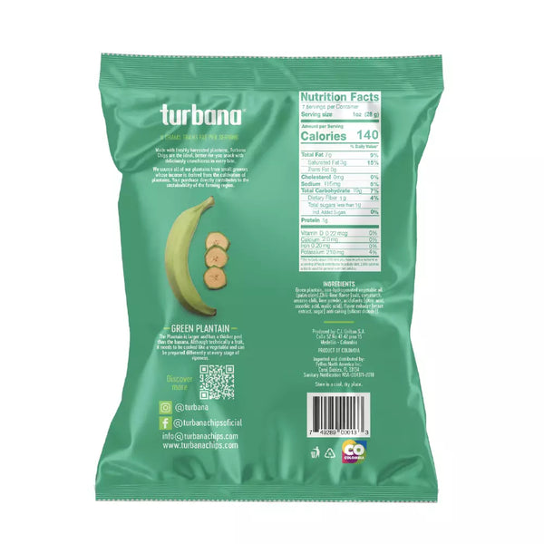 Turbana Plantain Chips Chili Lime 7Oz