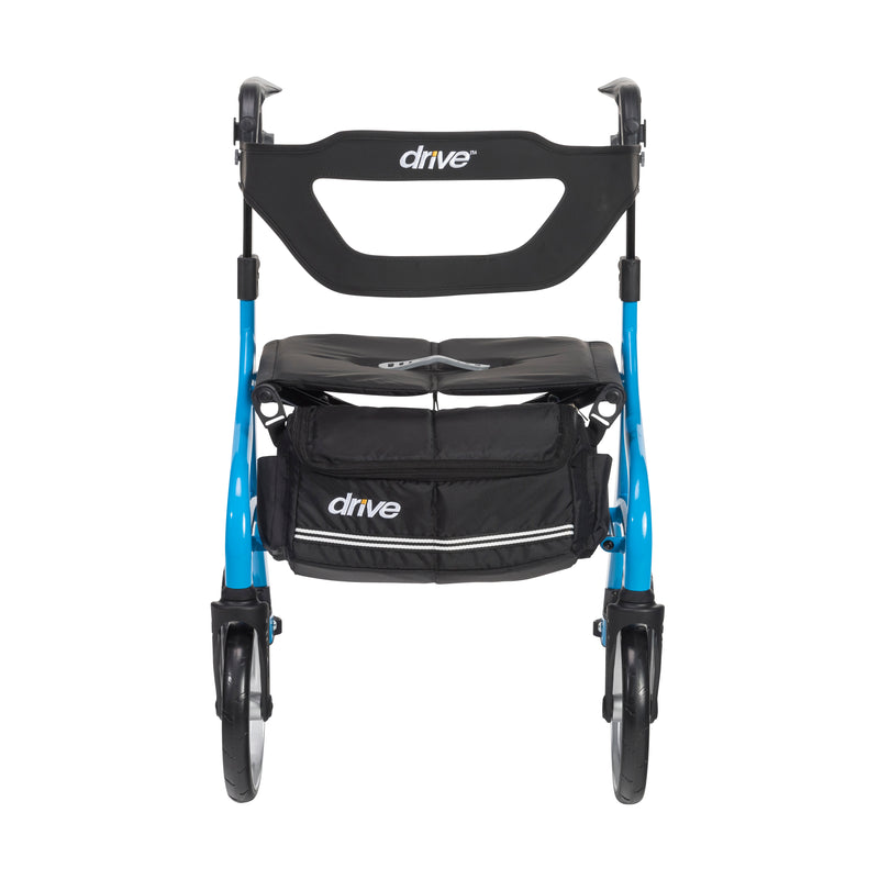 Drive Medical Nitro Sprint Rollator Rolling Walker, Blue