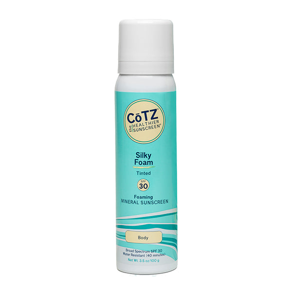 Cotz Sunscreen Silky Foam Tinted SPF 30 3.5oz