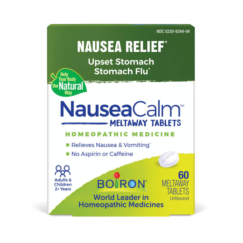 Boiron Nauseacalm Meltaway tabletas 60ct