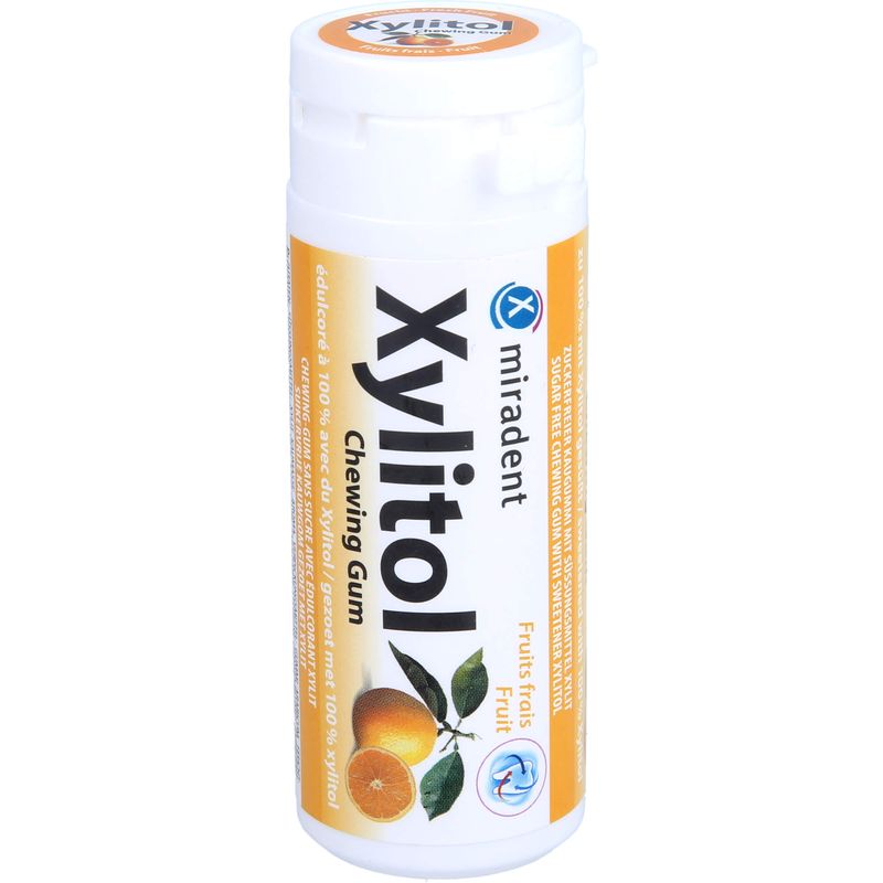 Miradent Xylitol Chewing Gum Fresh Fruit 30ct