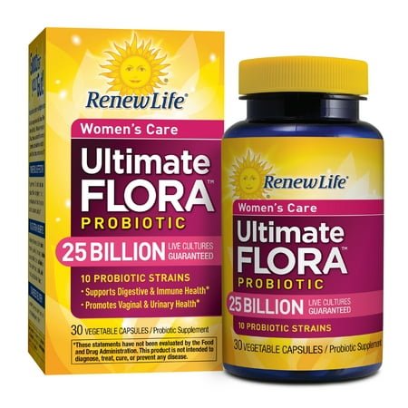 Renew Life Ultimate Flora 25 Billion CFU, 30 Veg Caps