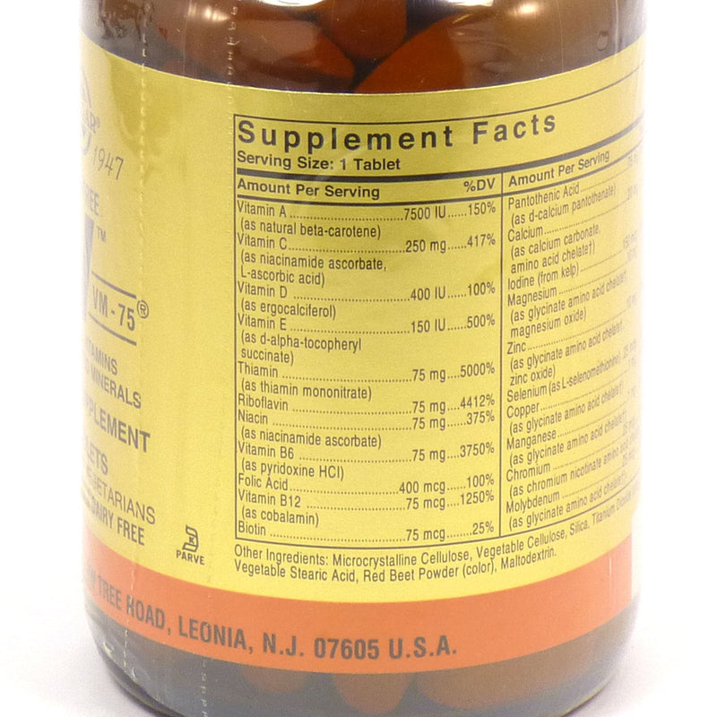 Solgar Formula Vm-75 Iron-Free 90ct