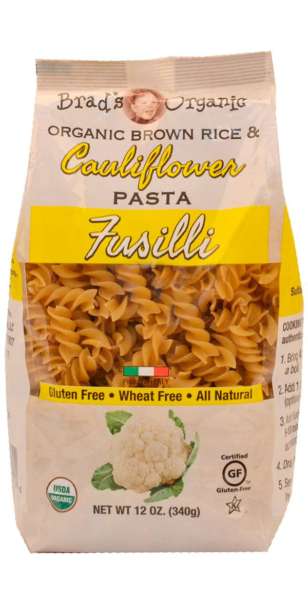 Brad's Organic Pasta Fusilli Cauliflower 12Oz