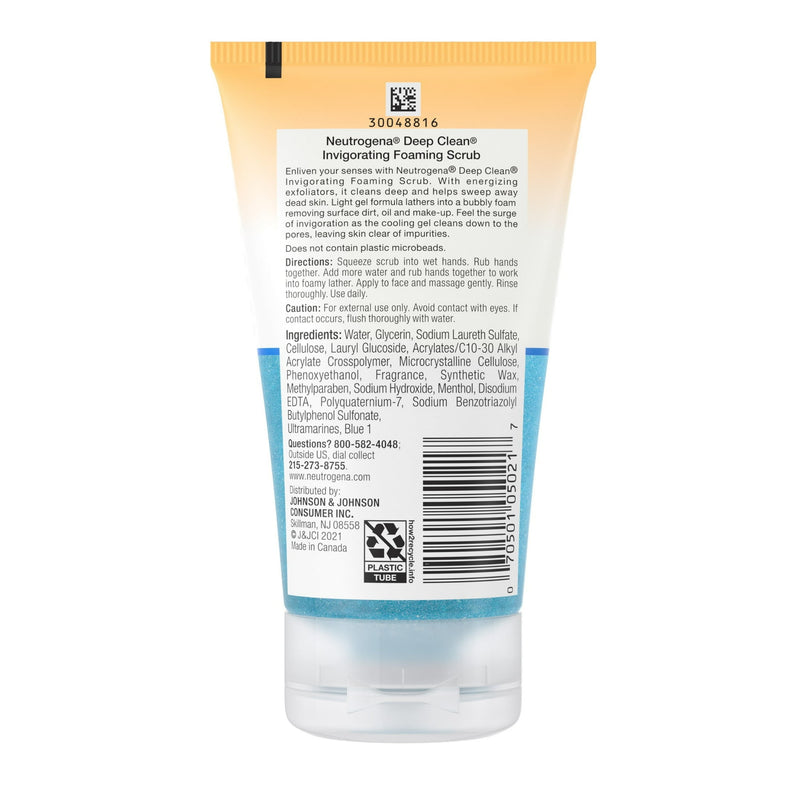 Neutrogena Deep Clean Foam Scrub 4.2oz