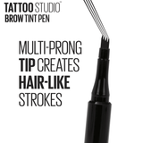 Maybelline Tattoo Studio Brow Tint Pen Medium Brown 360