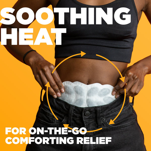 ThermaCare Menstrual Cramp Pain Relief Heat Wraps 4ct